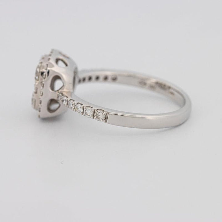 Invisible square diamond ring - ZIZOV DIAMONDS