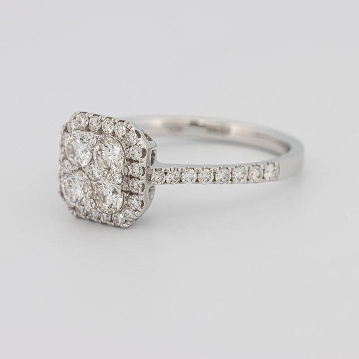 Invisible Square Diamond Ring - ZIZOV DIAMONDS