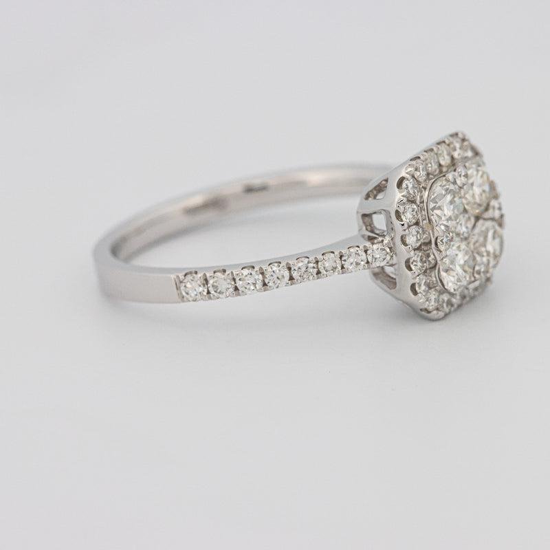 Invisible Square Diamond Ring - ZIZOV DIAMONDS