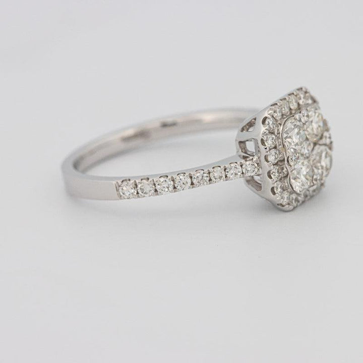 Invisible Square Diamond Ring - ZIZOV DIAMONDS