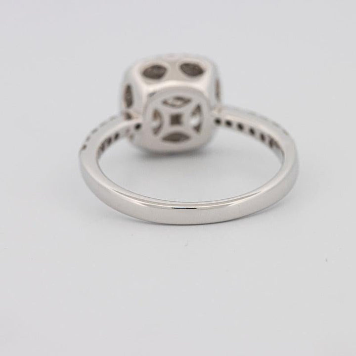 Invisible square diamond ring - ZIZOV DIAMONDS