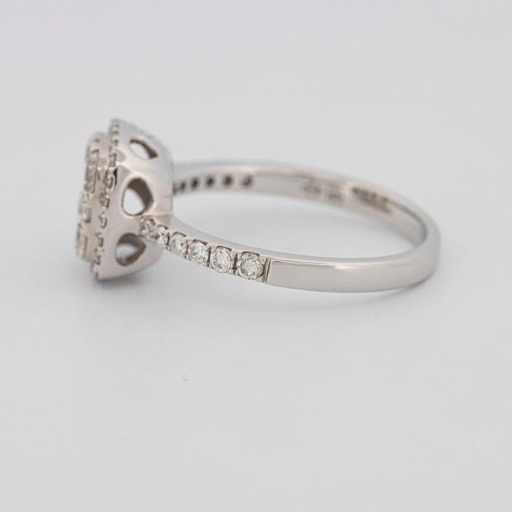 Invisible square diamond ring - ZIZOV DIAMONDS