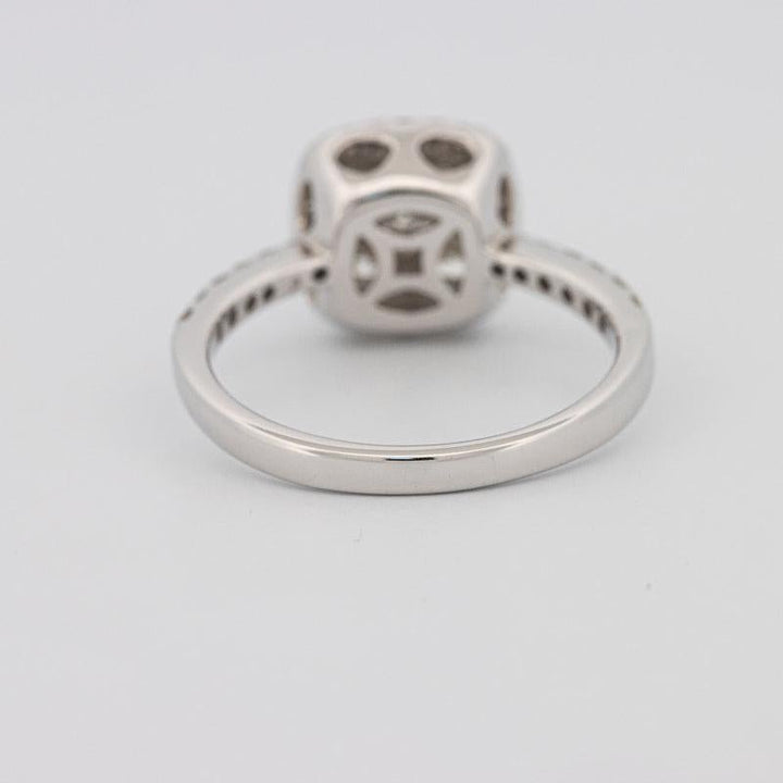 Invisible square diamond ring - ZIZOV DIAMONDS