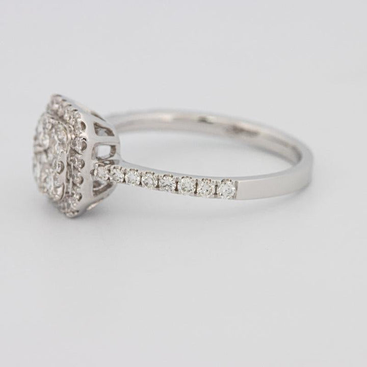Invisible Square Diamond Ring - ZIZOV DIAMONDS