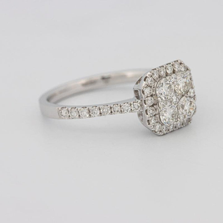 Invisible Square Diamond Ring - ZIZOV DIAMONDS