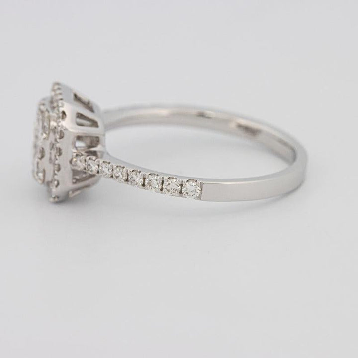 Invisible Square Diamond Ring - ZIZOV DIAMONDS