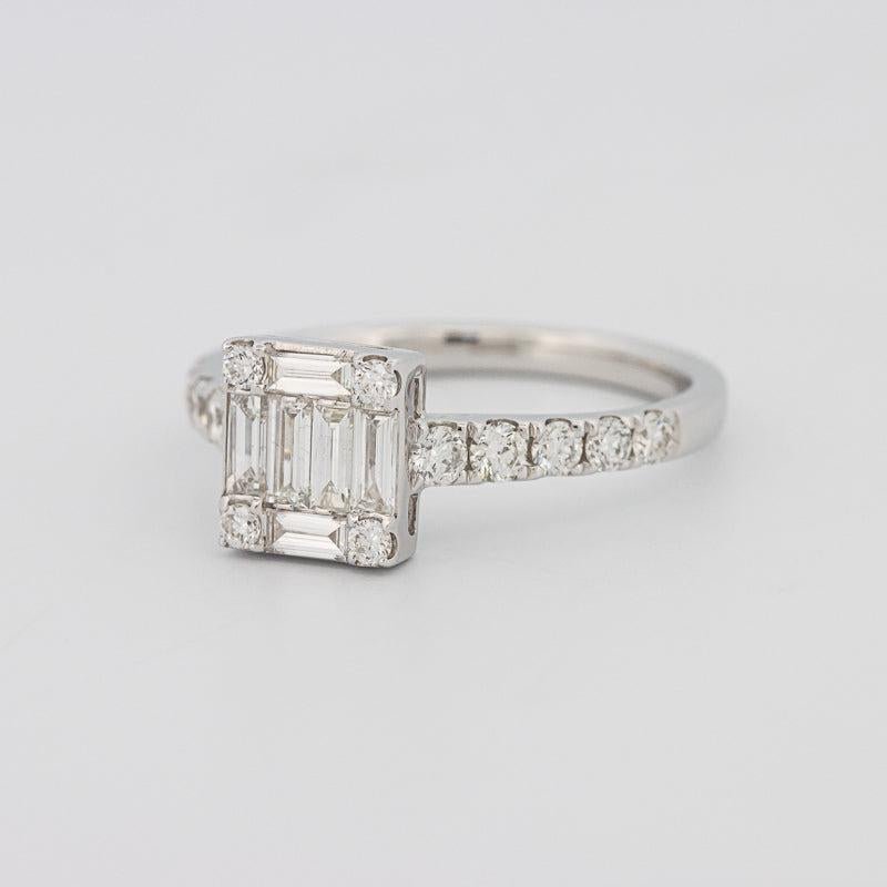 Invisible Square Diamond Ring - ZIZOV DIAMONDS