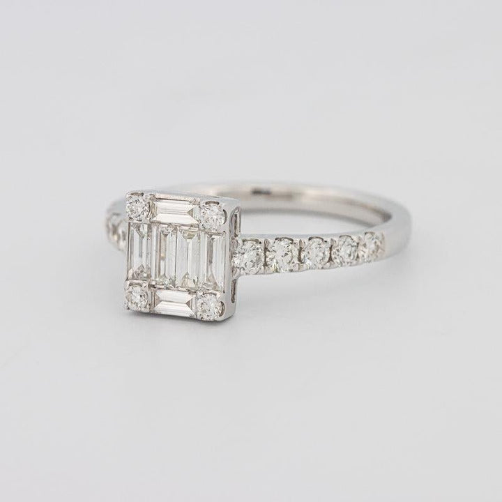 Invisible Square Diamond Ring - ZIZOV DIAMONDS