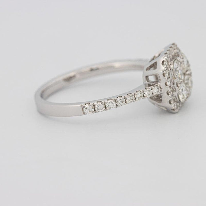 Invisible Square Diamond Ring - ZIZOV DIAMONDS