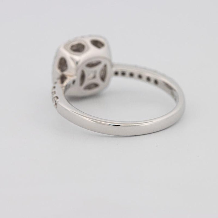 Invisible square diamond ring - ZIZOV DIAMONDS