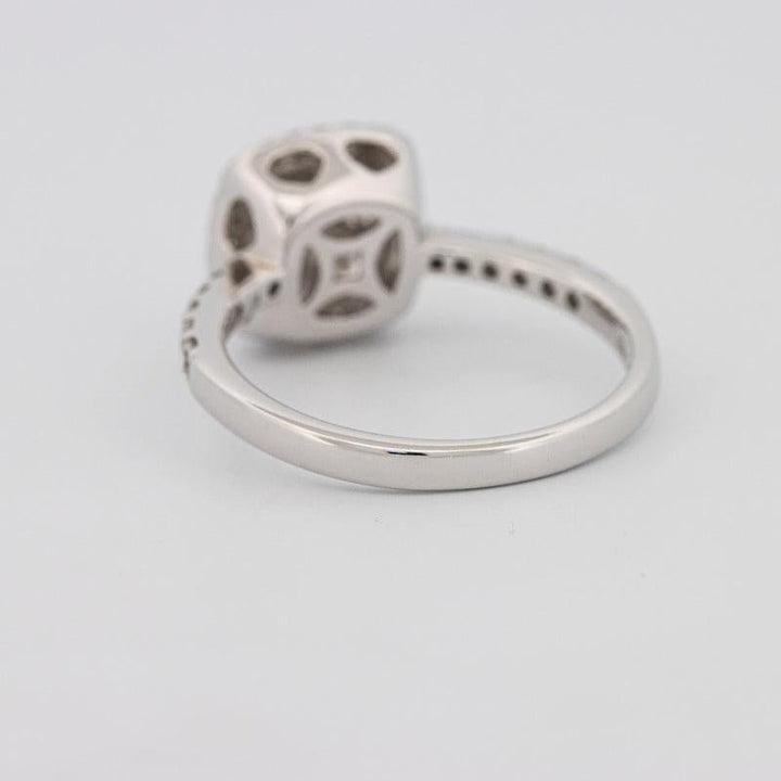 Invisible square diamond ring - ZIZOV DIAMONDS