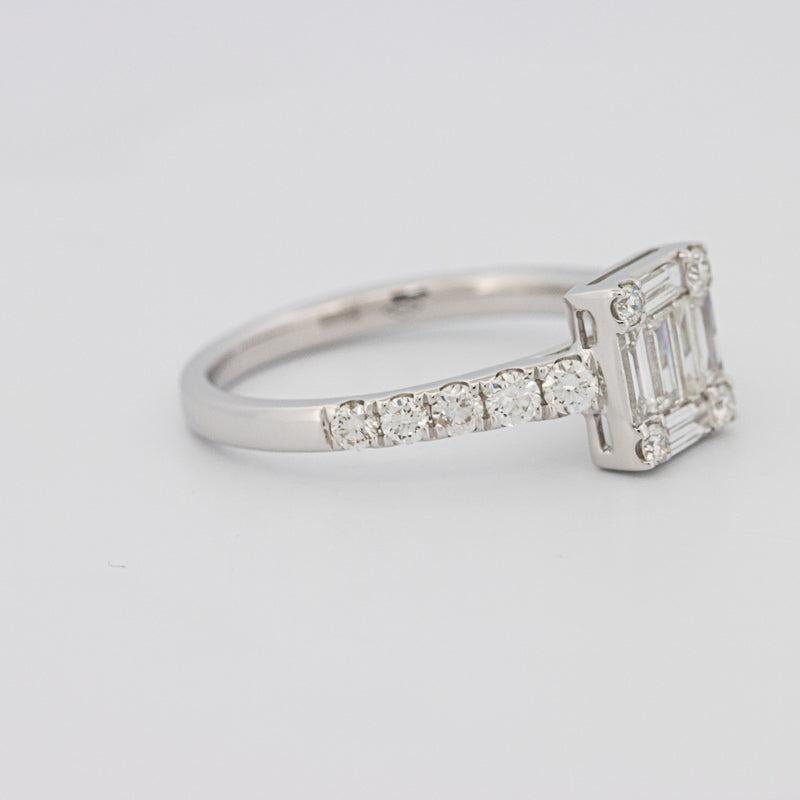 Invisible Square Diamond Ring - ZIZOV DIAMONDS