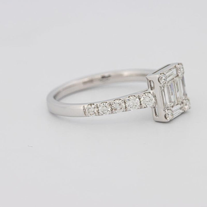 Invisible Square Diamond Ring - ZIZOV DIAMONDS