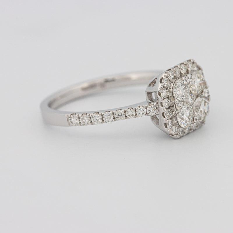 Invisible Square Diamond Ring - ZIZOV DIAMONDS
