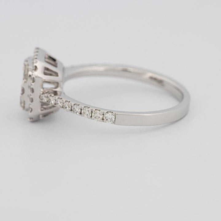 Invisible Square Diamond Ring - ZIZOV DIAMONDS