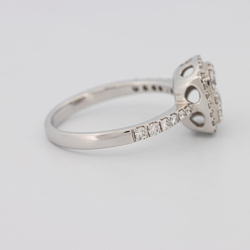 Invisible square diamond ring - ZIZOV DIAMONDS