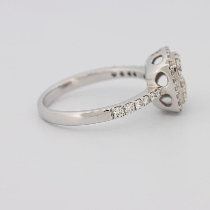 Invisible square diamond ring - ZIZOV DIAMONDS