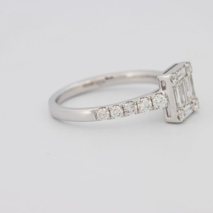 Invisible Square Diamond Ring - ZIZOV DIAMONDS