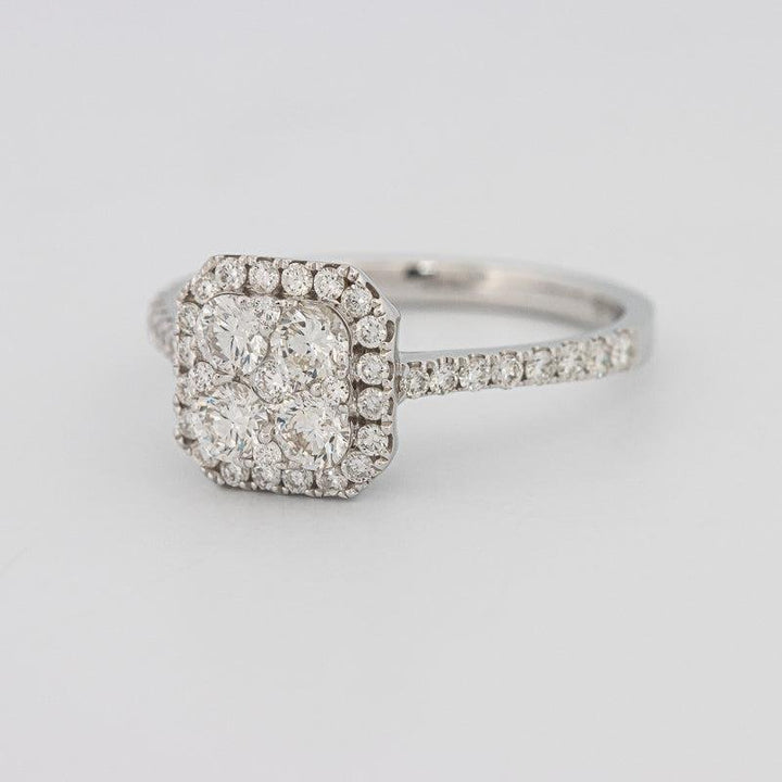Invisible Square Diamond Ring - ZIZOV DIAMONDS