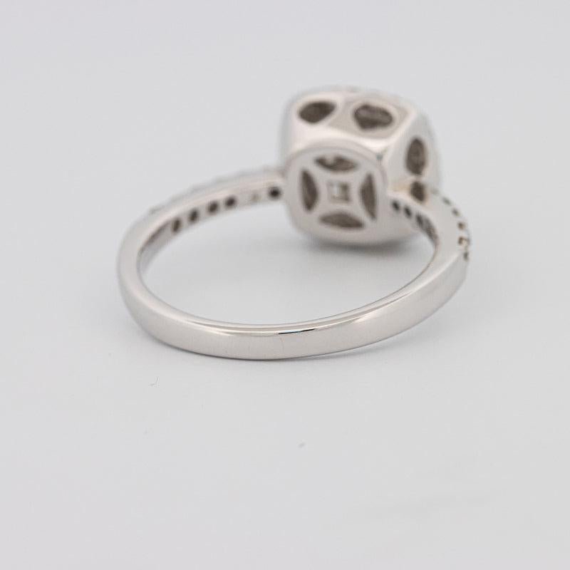 Invisible square diamond ring - ZIZOV DIAMONDS