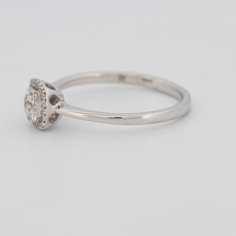 Invisible Square Diamond Ring (small) - ZIZOV DIAMONDS