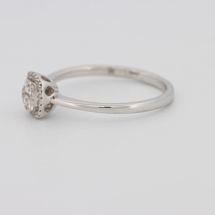 Invisible Square Diamond Ring (small) - ZIZOV DIAMONDS