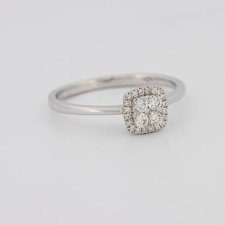 Invisible Square Diamond Ring (small) - ZIZOV DIAMONDS