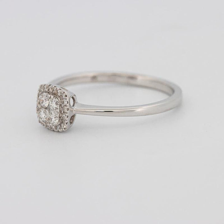 Invisible Square Diamond Ring (small) - ZIZOV DIAMONDS