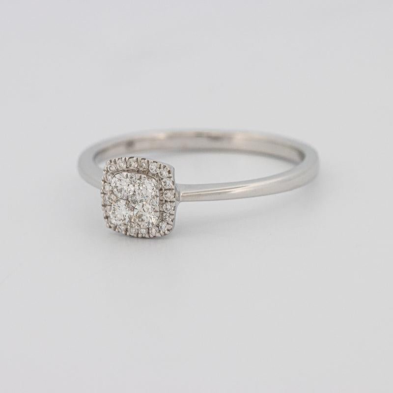 Invisible Square Diamond Ring (small) - ZIZOV DIAMONDS