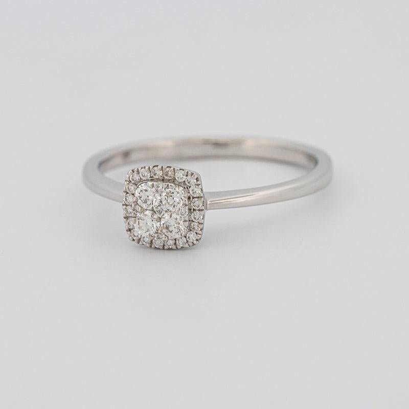 Invisible Square Diamond Ring (small) - ZIZOV DIAMONDS