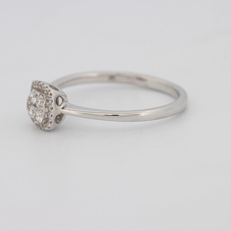 Invisible Square Diamond Ring (small) - ZIZOV DIAMONDS