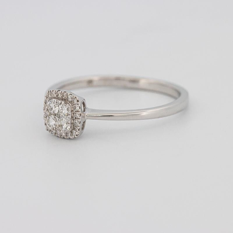 Invisible Square Diamond Ring (small) - ZIZOV DIAMONDS