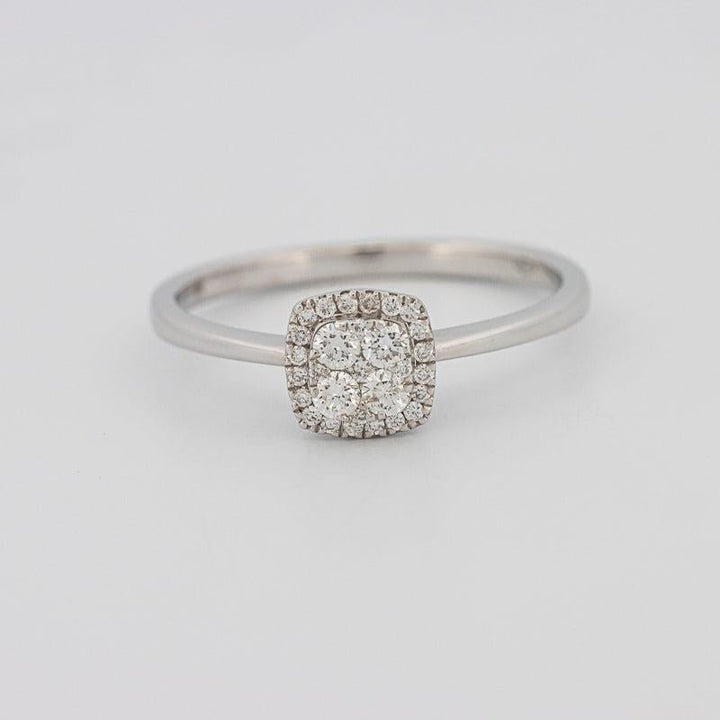 Invisible Square Diamond Ring (small) - ZIZOV DIAMONDS