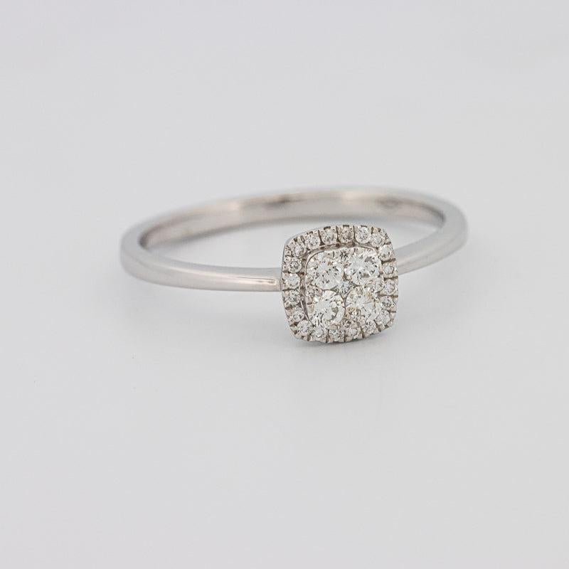 Invisible Square Diamond Ring (small) - ZIZOV DIAMONDS
