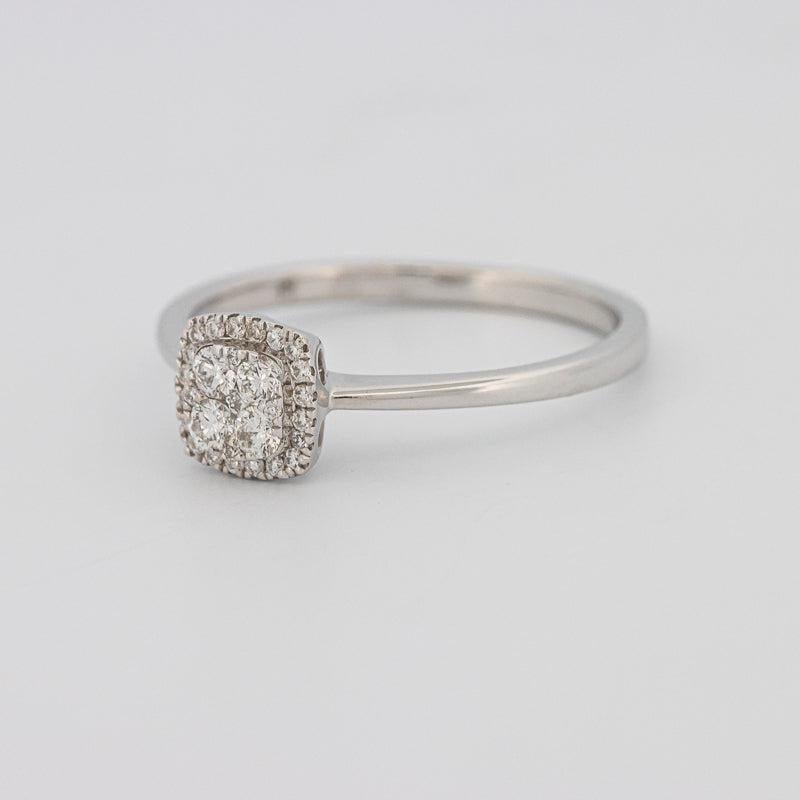Invisible Square Diamond Ring (small) - ZIZOV DIAMONDS