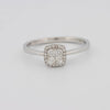 Invisible Square Diamond Ring (small) - ZIZOV DIAMONDS