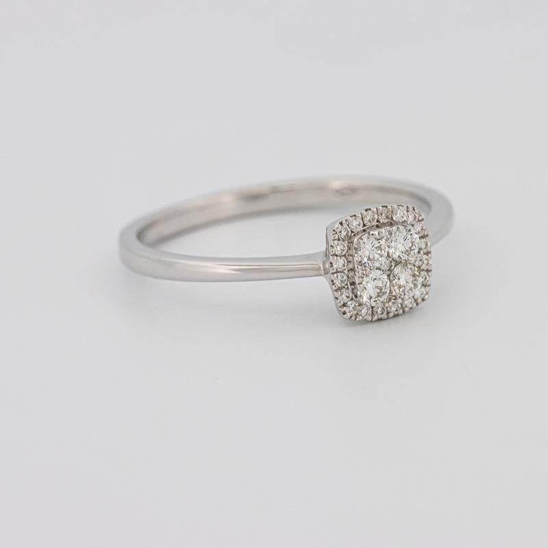 Invisible Square Diamond Ring (small) - ZIZOV DIAMONDS