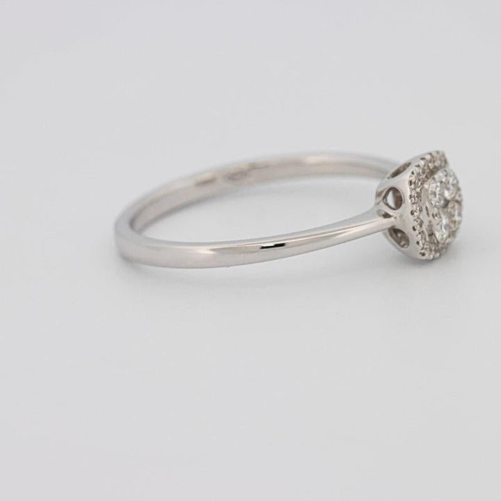 Invisible Square Diamond Ring (small) - ZIZOV DIAMONDS