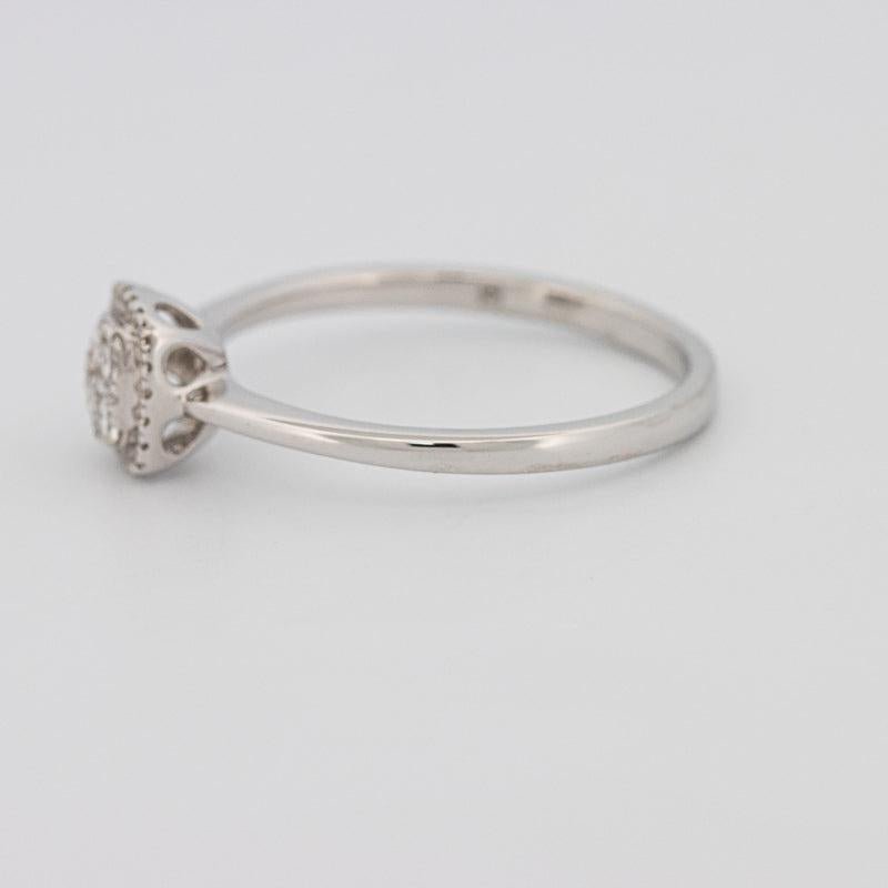 Invisible Square Diamond Ring (small) - ZIZOV DIAMONDS