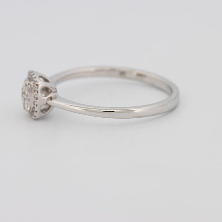 Invisible Square Diamond Ring (small) - ZIZOV DIAMONDS