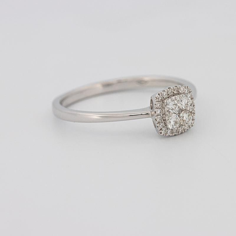 Invisible Square Diamond Ring (small) - ZIZOV DIAMONDS