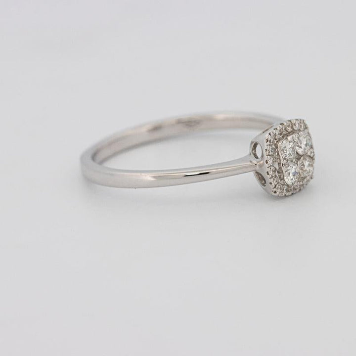 Invisible Square Diamond Ring (small) - ZIZOV DIAMONDS