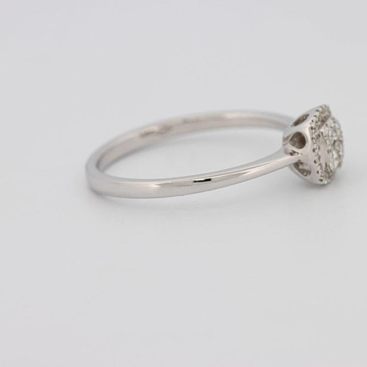 Invisible Square Diamond Ring (small) - ZIZOV DIAMONDS