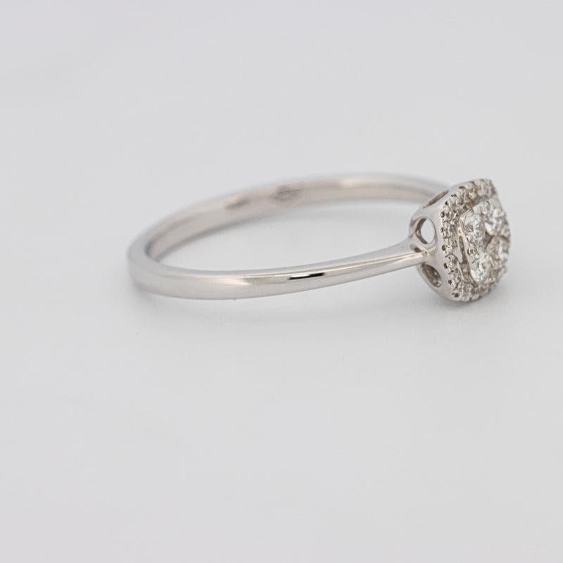 Invisible Square Diamond Ring (small) - ZIZOV DIAMONDS