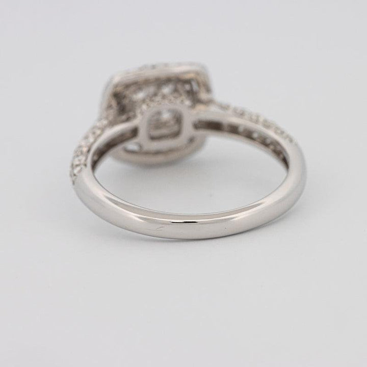 Invisible Square Double Halo Diamond Ring - ZIZOV DIAMONDS