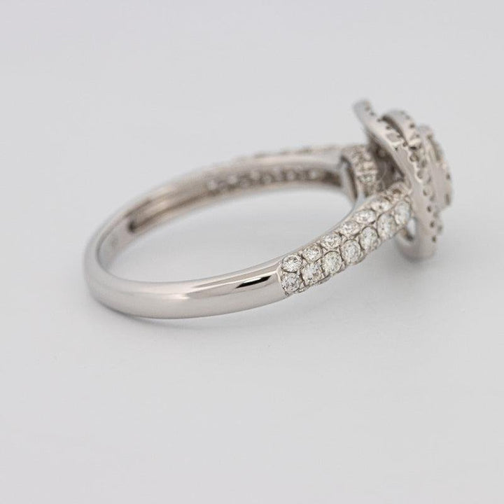 Invisible Square Double Halo Diamond Ring - ZIZOV DIAMONDS