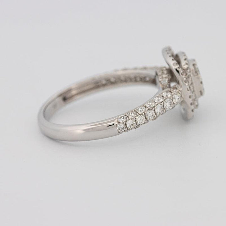 Invisible Square Double Halo Diamond Ring - ZIZOV DIAMONDS