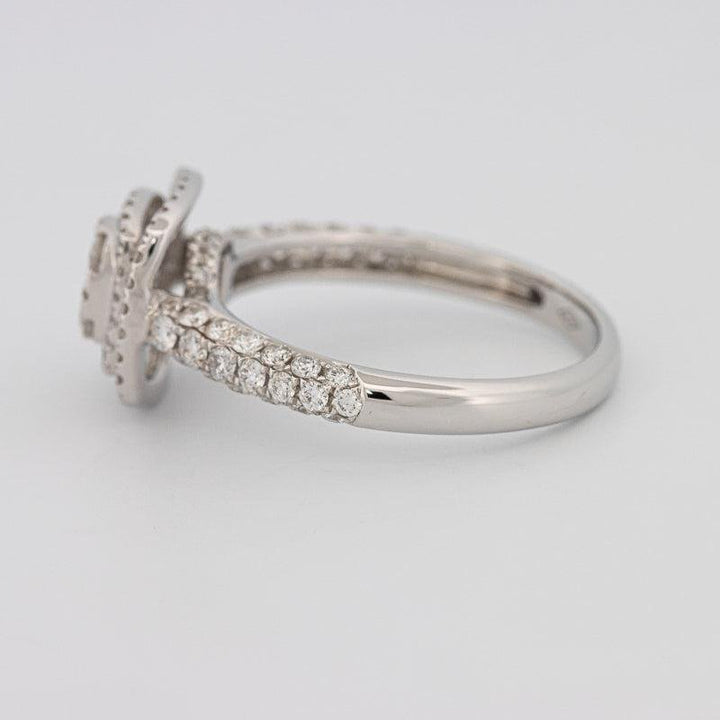 Invisible Square Double Halo Diamond Ring - ZIZOV DIAMONDS