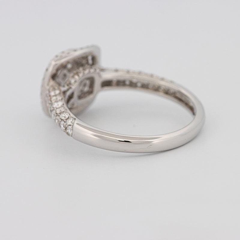 Invisible Square Double Halo Diamond Ring - ZIZOV DIAMONDS