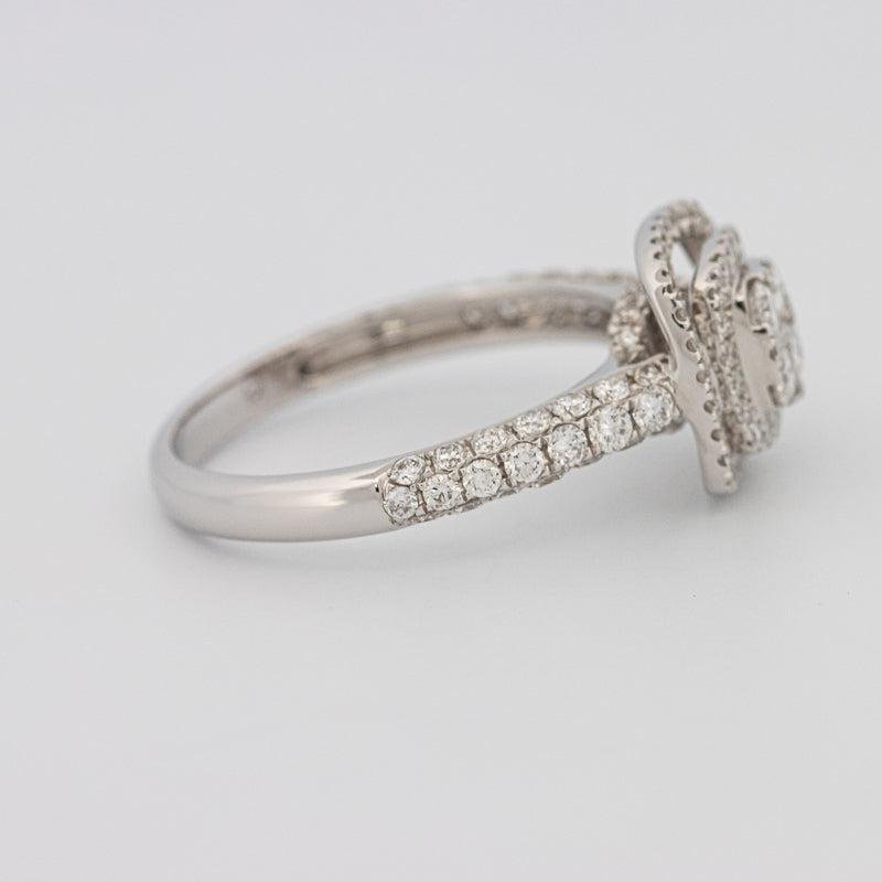 Invisible Square Double Halo Diamond Ring - ZIZOV DIAMONDS